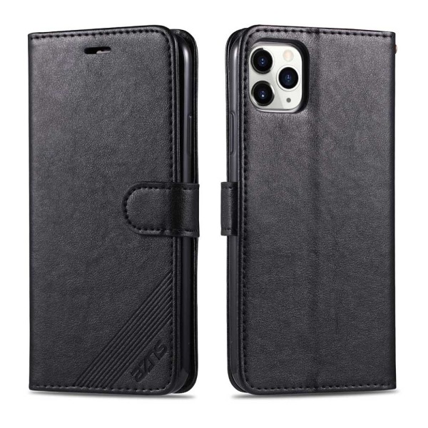 iPhone 11 Pro - Praktiskt Plånboksfodral YAZUNSHI Black Svart