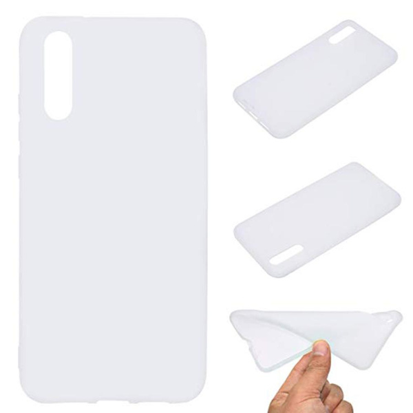 Mattbehandlat Silikonskal till Huawei P20 Svart