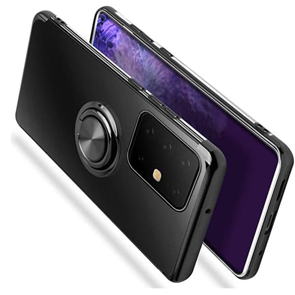 Samsung Galaxy A51 - Beskyttelsescover med ringholder Blå