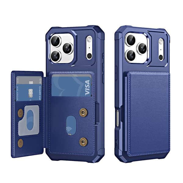 iPhone 17 Pro Max Lyxskal med Kortplatser Grön