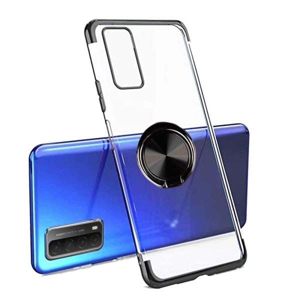 Huawei P Smart 2021 - Cover med ringholder Blå