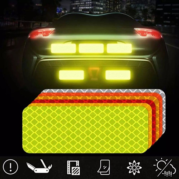 H�llbar 2-Pack Reflexremsor Orange