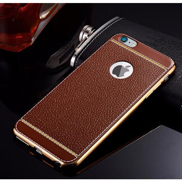 Stilrent Exklusivt skal - LEMAN (VINTAGE-serie) iPhone 7 ORGINAL Brun