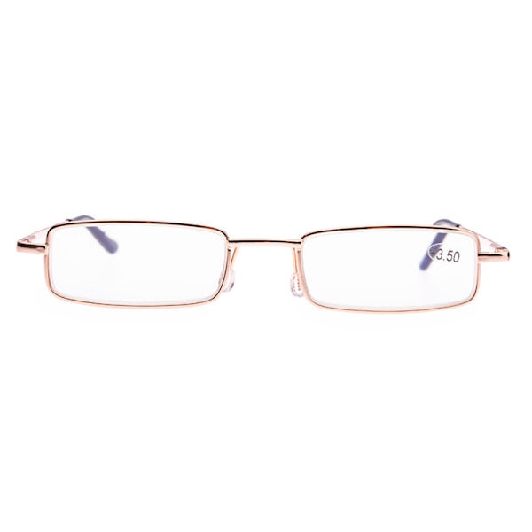 Lukulasit vahvuuksilla (+1.0-+4.0) Kannettava metallikotelo UNISEX Guld +2.75