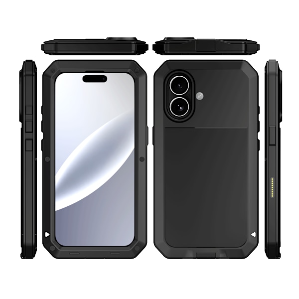 iPhone 17 Aluminiumskal  EXXO-design, Stötsäkert & Robust Silver