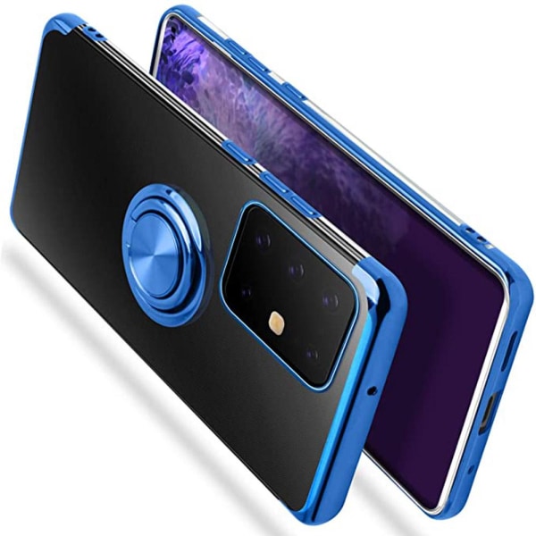 Samsung Galaxy A51 - Beskyttelsescover med ringholder Blå