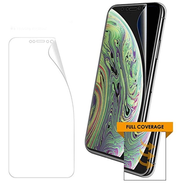 iPhone X/XS 3-PACK näytönsuoja 9H Nano-Soft Screen-Fit HD-Clear Transparent/Genomskinlig