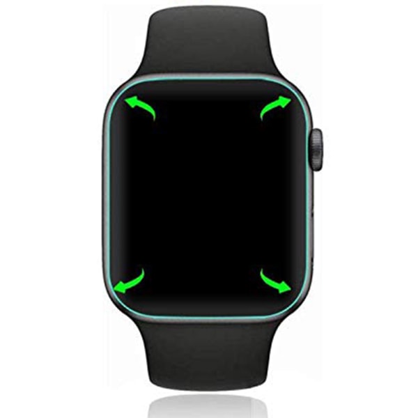 Mjukt Skärmskydd PET Apple Watch Series 5/4 40/44mm Transparent