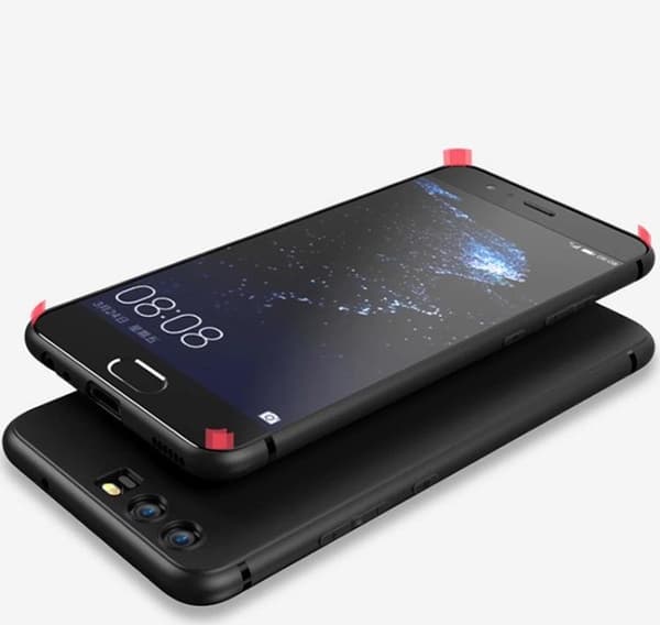 Huawei P10 - tunnt silikonskal Röd