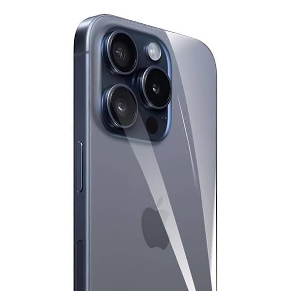 iPhone 16 Pro Baksida Skärmskydd 0,3mm Transparent