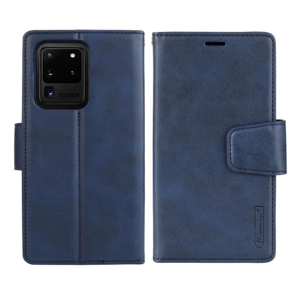 Samsung Galaxy S20 Ultra - Hanman Wallet Cover Blå