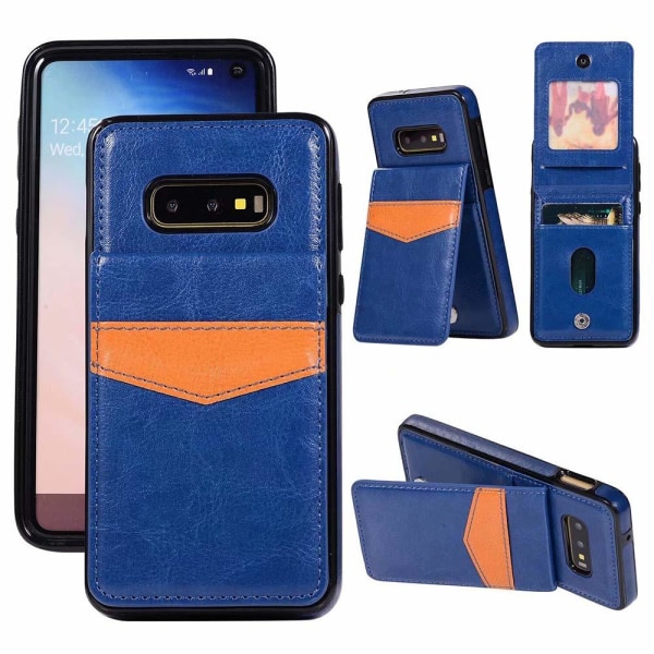 Samsung Galaxy S10E - Praktiskt Stilrent Skal (LEMAN) Svart