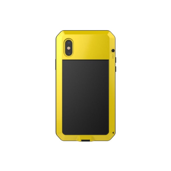 Army HEAVY DUTY Shock Drop (Stryktålig) Aluminum för iPhone X/XS Gul