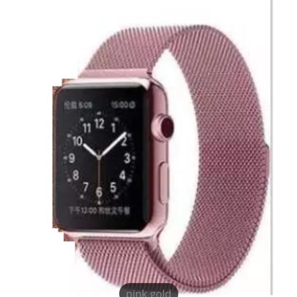 Länk till Apple Watch 42mm (Rostfritt Stål) Roséguld