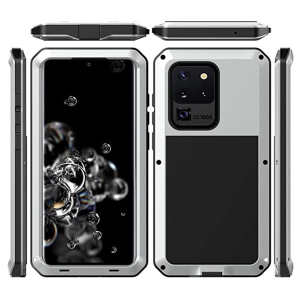 Samsung Galaxy S20 Ultra - Heavy Duty -kuori Silver