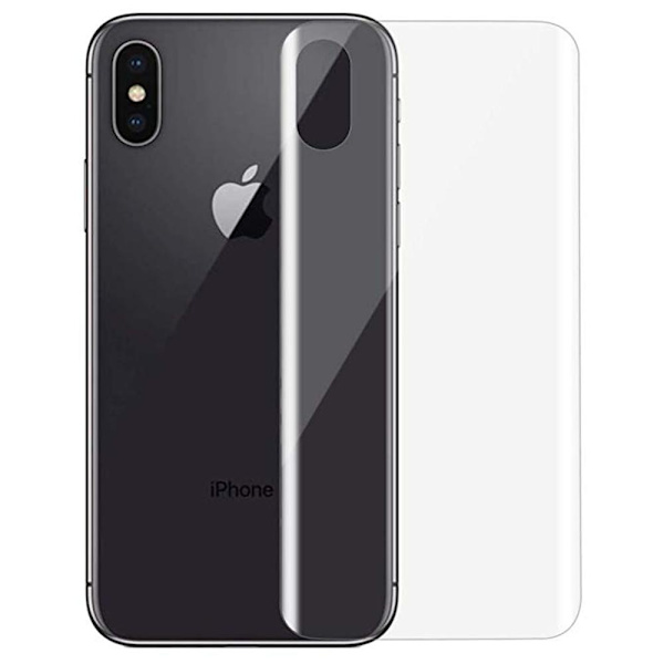 iPhone X/XS 3-PACK Sk�rmskydd Fram- & Baksida 9H Nano-Soft Transparent/Genomskinlig