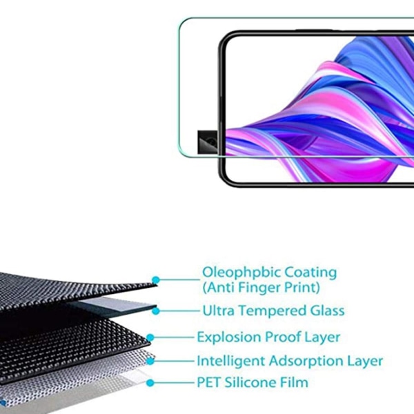 Huawei P Smart Z näytönsuoja Standard 9H 0,3mm HD-Clear Transparent/Genomskinlig