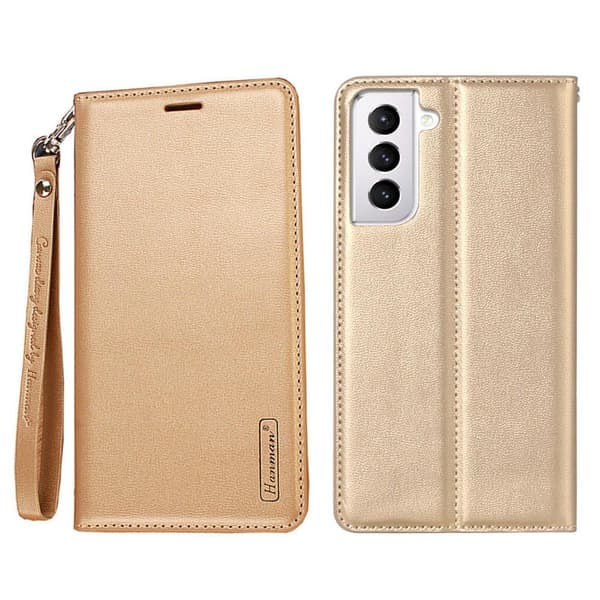 Samsung Galaxy S21 - HANMAN Wallet etui Marinblå