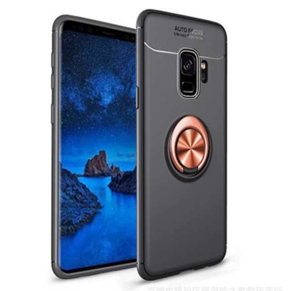 Samsung Galaxy A6 2018 - AUTO FOCUS - Skal med Ringhållare Blå/Blå Blå/Blå