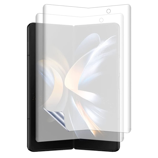2-PACK Z Fold 4 - 3in1 Skärmskydd Fram- & Baksida Hydrogel Transparent