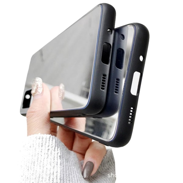 Samsung Galaxy A71 - Beskyttelsescover med spejleffekt Silver Silver