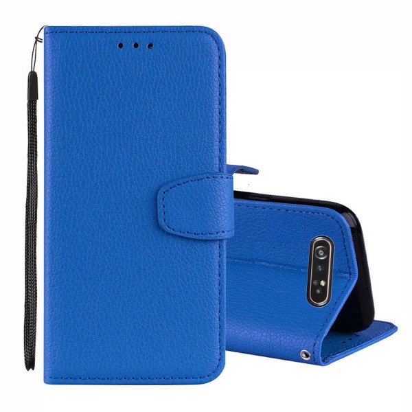 Samsung Galaxy A80 - Praktiskt Plånboksfodral (NKOBEE) Blue Blå
