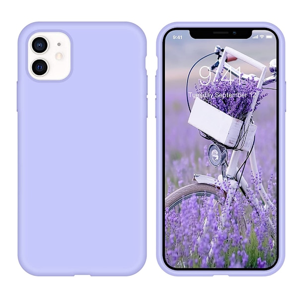 iPhone 12 Pro - FLOVEME-deksel ljusgrå