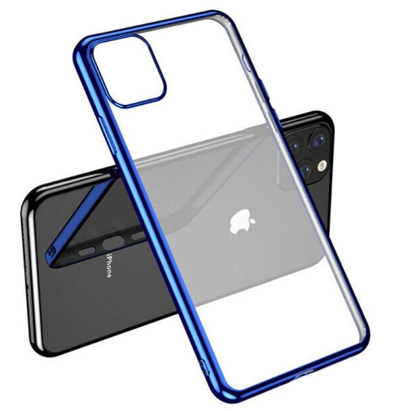 iPhone 11 Pro Max - Silikoninen suojakuori (LEMAN) Blå