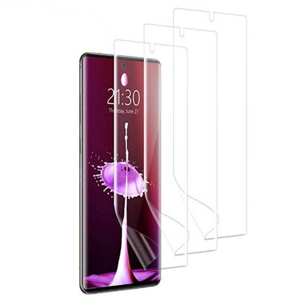 3-PACK Samsung Galaxy Note 20 Ultra Mjukt Skärmskydd PET 0,2mm Transparent