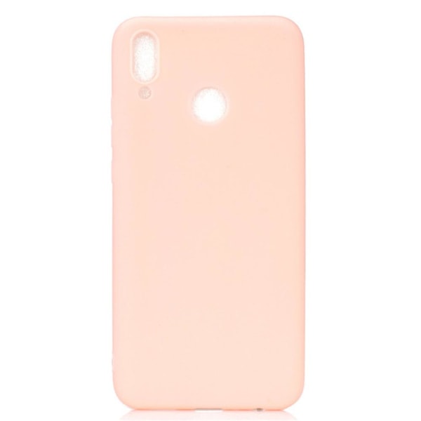 Huawei P Smart 2019 - Stilfuldt mat cover Ljusrosa