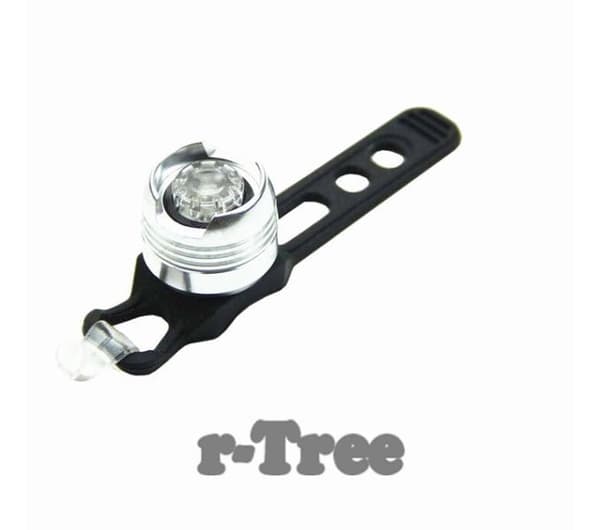 Hållbar LED-Cykellampa AV silikon/aluminium (VATTENTÄT) Röd