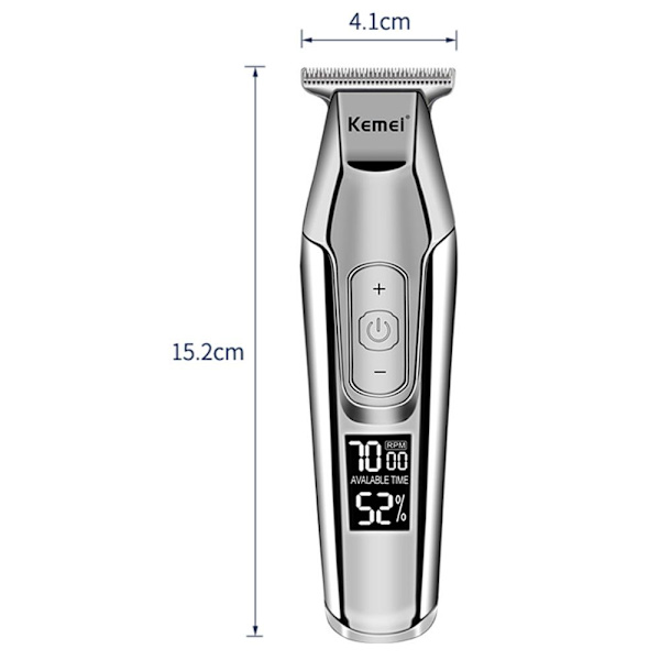 Kemei KM5027 Skägg Trimmer Svart
