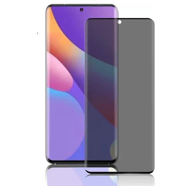 Anti-Spy Näytönsuoja 3D 0,3mm Samsung Galaxy S22 Ultra Svart
