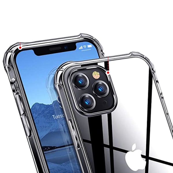 iPhone 12 Pro Max - Floveme Silikonskal Transparent