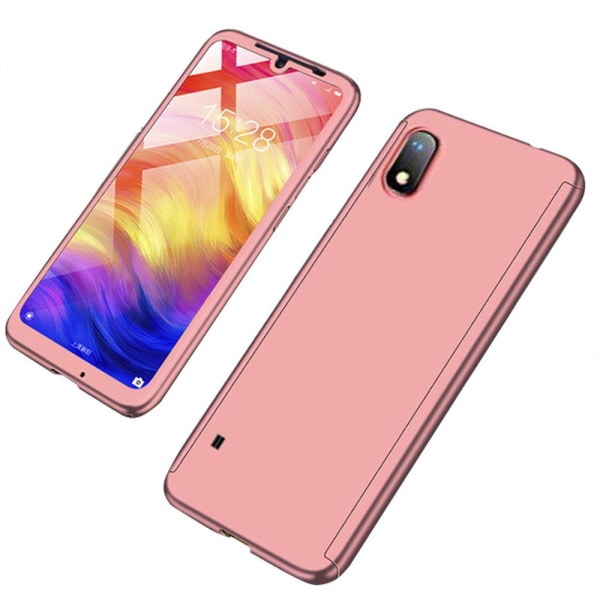 Samsung Galaxy A10 - Professionelt stødsikkert Floveme-cover PinkGold Roséguld