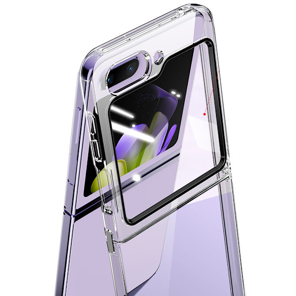 Galaxy Z Flip 5 - Gennemsigtigt silikonecover Transparent