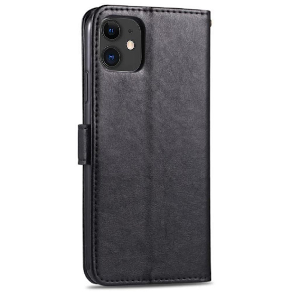 iPhone 12 Mini - Plånboksfodral (Yazunshi) Röd