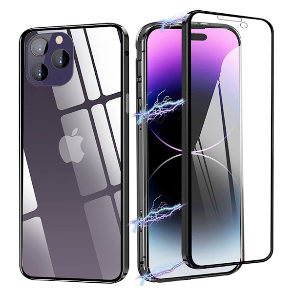 iPhone 16 Pro Max - Stilrent Magnetiskt Skal med Dubbel Funktion Grön