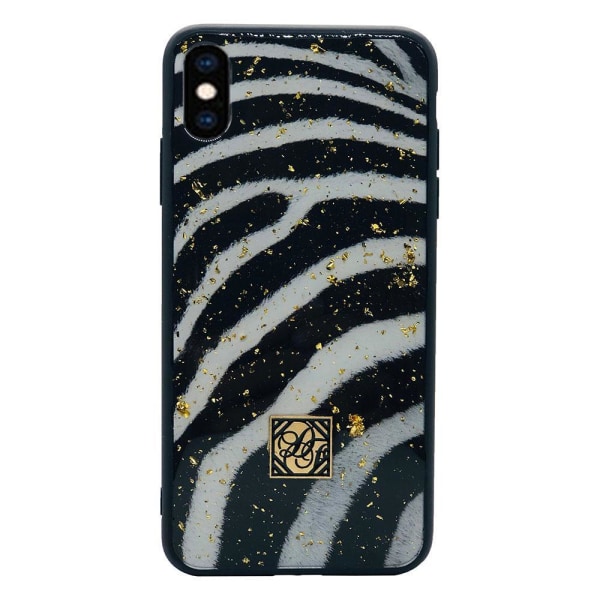 iPhone XS Max - Skyddande Silikonskal (Hård Baksida) Zebra