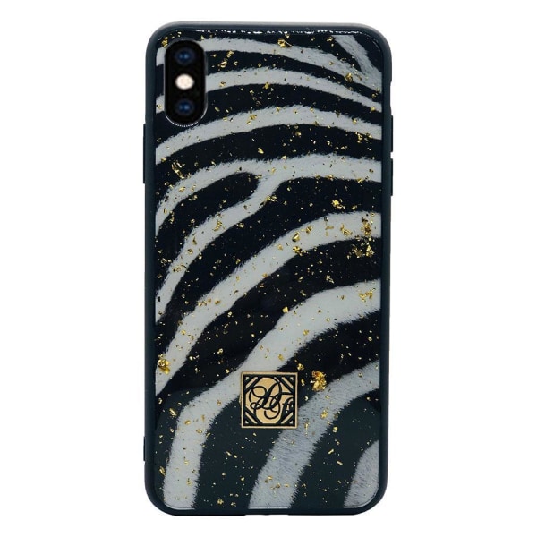 iPhone XS Max - Skyddande Silikonskal (H�rd Baksida) Zebra