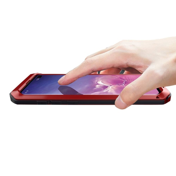 Samsung Galaxy S10E - Heavy Duty Aluminium Skyddsskal Guld