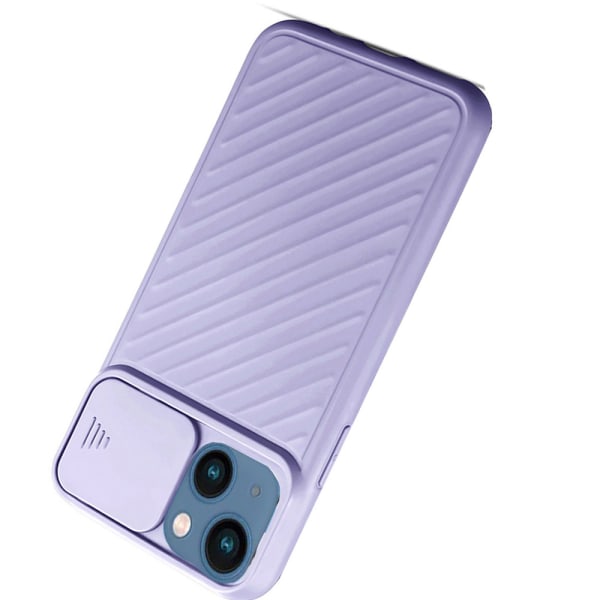 iPhone 13 Mini - Skal med Kamera Skydd Ljusblå