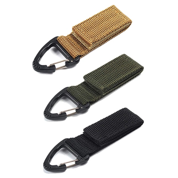 Taktisk Nyckelkrok Ryggsäck Webbing MOLLE Grön