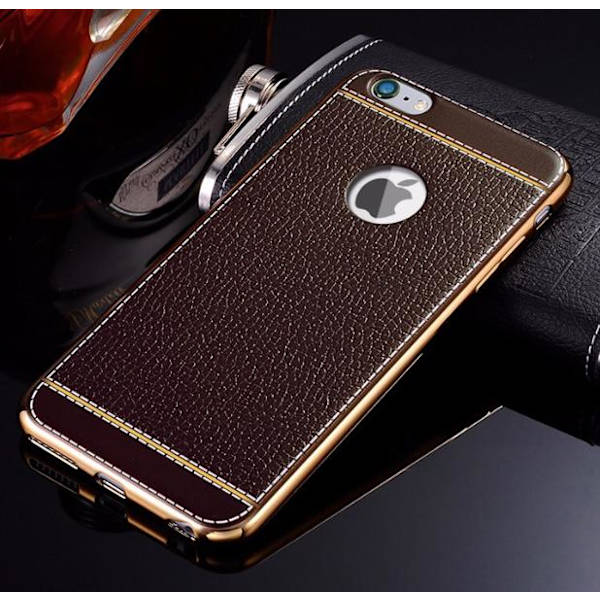 Stilrent Exklusivt skal - LEMAN (VINTAGE-serie) iPhone 7 ORGINAL Brun