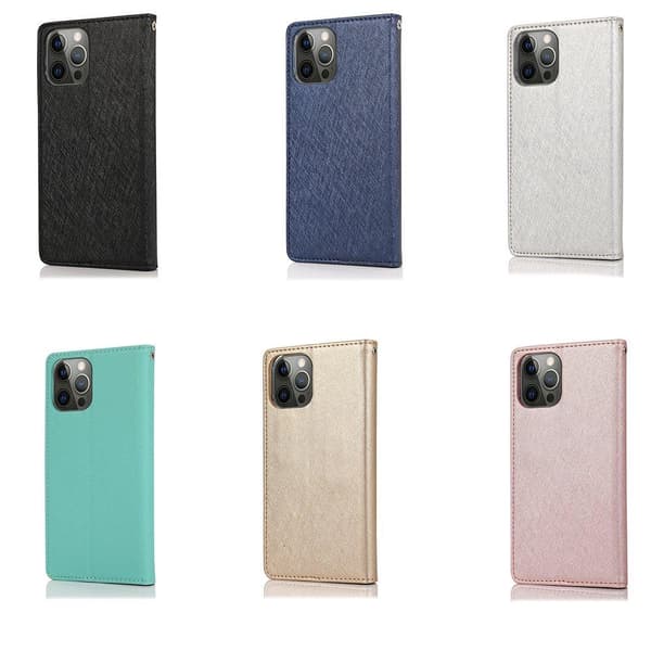 iPhone 12 Pro Max - Pung-etui (FLOVEME) Blå