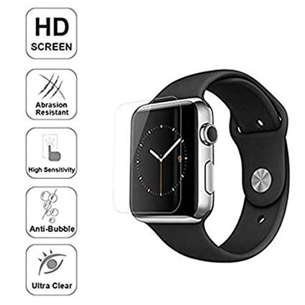 HD 2.5D Standard Skärmskydd för iWatch 4/5 40mm och 44mm Transparent/Genomskinlig 40mm