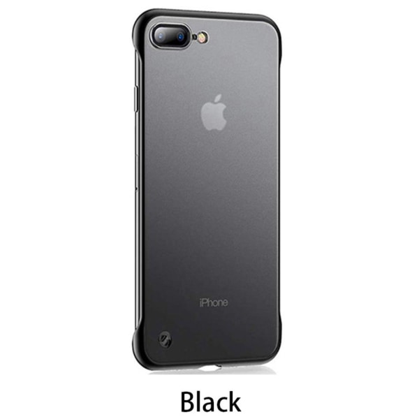 iPhone 8 Plus - Beskyttende, stilig deksel Svart