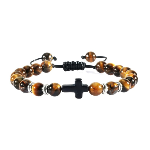 Högkvalitets Unikt Hållbart Kularmband Tiger Eye