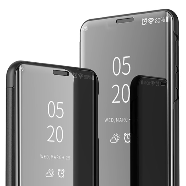Samsung Galaxy S25 Ultra - Fodral med Skydd & Spegeleffekt Himmelsblå