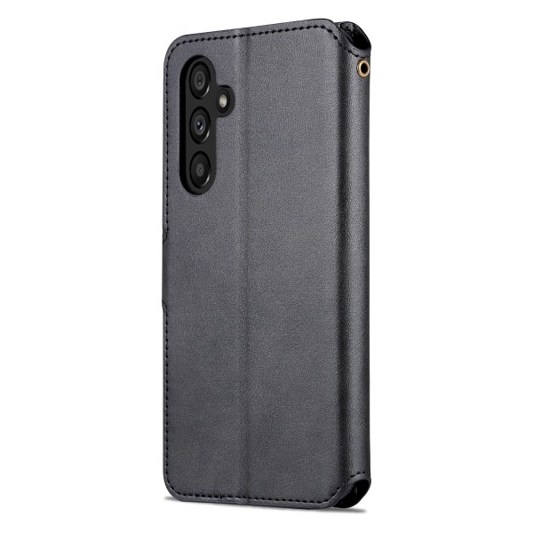Luxury Leather Wallet case for A54 5G Brun